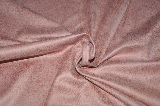155cmポリエステル偽造品のスエードの生地ののど100%Polyester