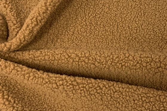 固体のどのSherpaの生地ポリエステル、150cmののどのスエードSherpa 400gsm