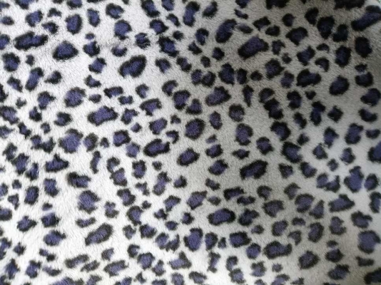 独特な方法のための贅沢なヒョウの印刷物100%のポリエステル生地